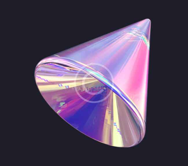 Crystal cone